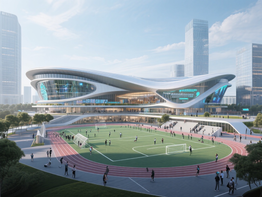 中欧体育中心：融合科技与运动的未来之城 (中欧体育中心：科技与运动融合的未来之城典范）