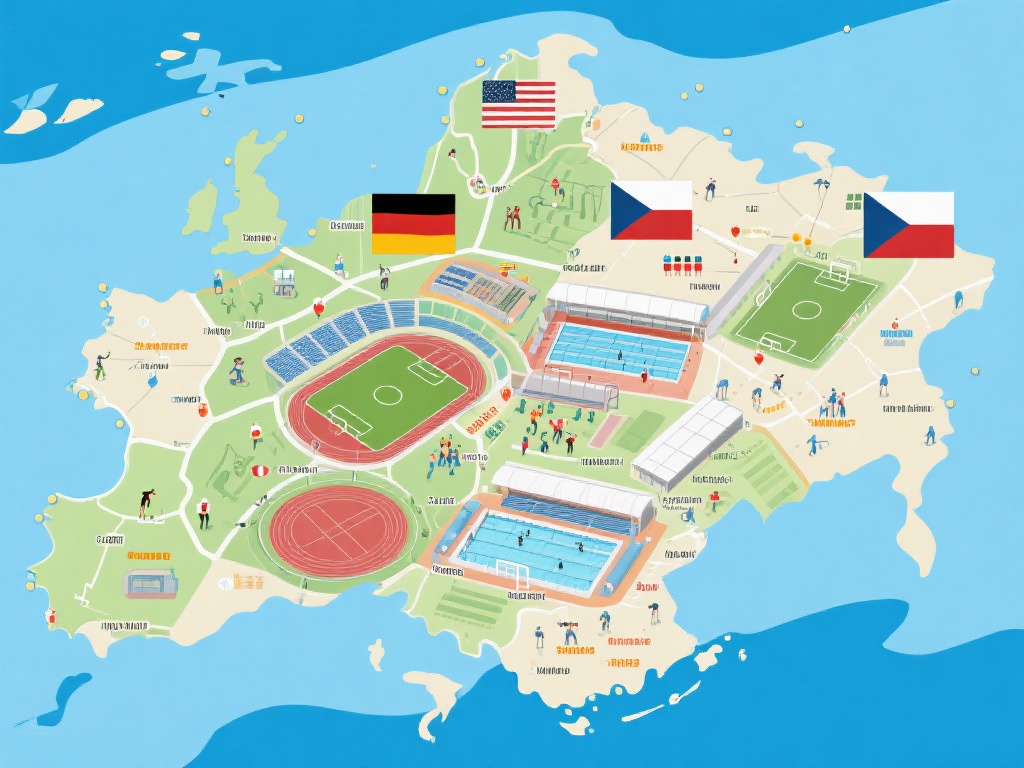 中欧体育地址分布图，助你规划运动行程 (中欧体育地址分布图，助力规划你的运动行程安排）